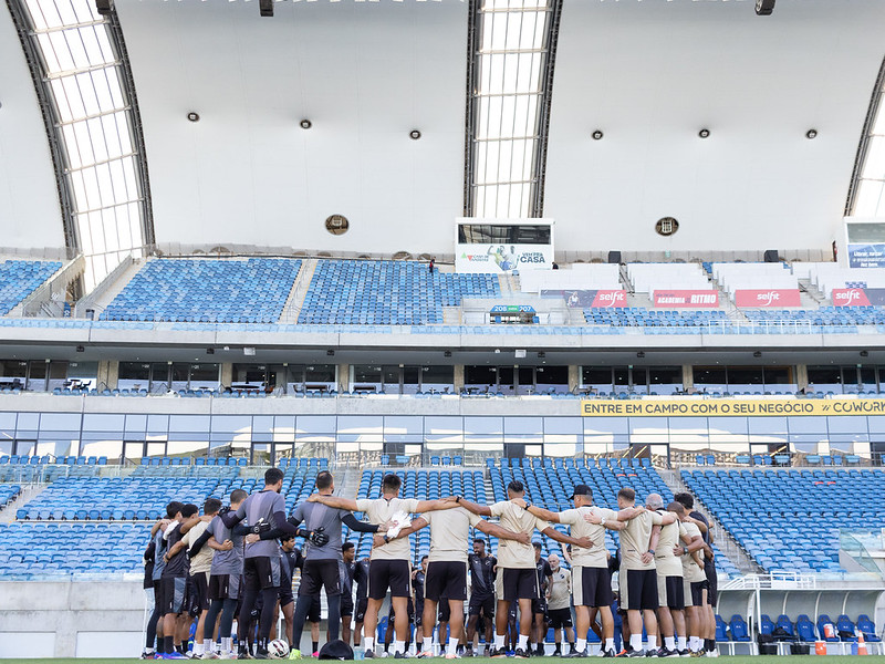 Mais Querido realiza trabalho preparatório na Arena das Dunas