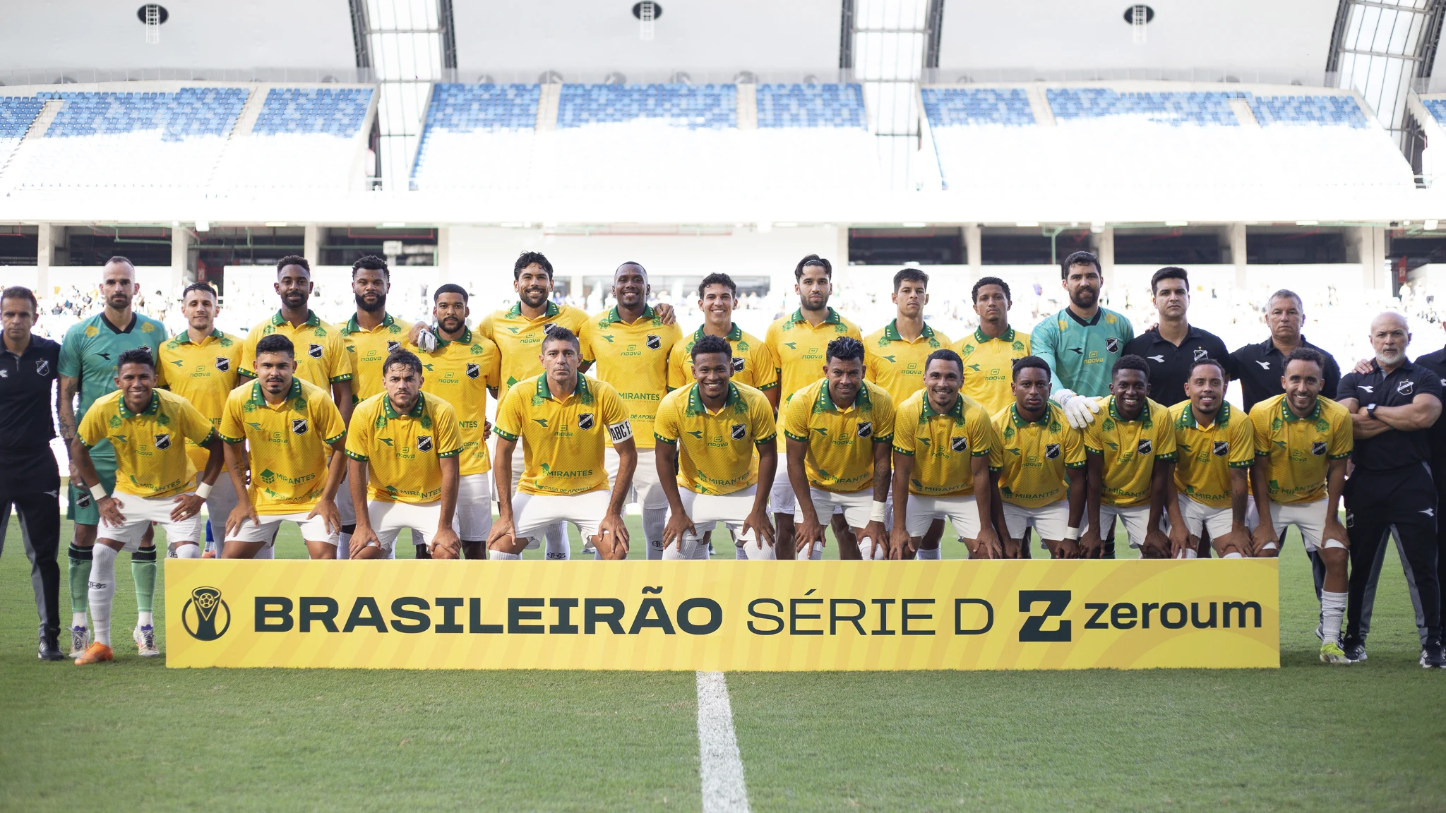 Foto do time no início do jogo